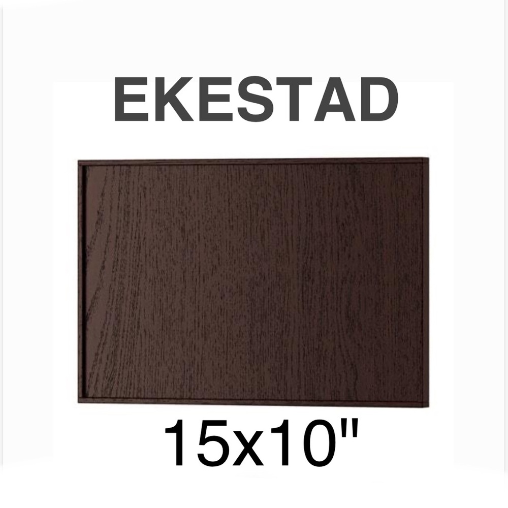 IKEA EKESTAD 15x10" Kitchen Cabinet Drawer Front Brown 002.944.13
